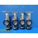 Lot of 4 (Silver) Inovo Oxygen (O2) Regulators ~ 17814