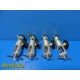 Lot of 4 (Silver) Inovo Oxygen (O2) Regulators ~ 17814