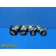 Lot of 4 (Silver) Inovo Oxygen (O2) Regulators ~ 17814