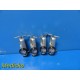 Lot of 4 (Silver) Inovo Oxygen (O2) Regulators ~ 17814