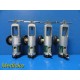 Lot of 4 (Silver) Inovo Oxygen (O2) Regulators ~ 17814