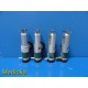 Lot of 4 (Silver) Inovo Oxygen (O2) Regulators ~ 17814