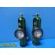 Gentec Genstar 284MA (Green) Oxygen Regulators *Lot of 2* ~ 17818
