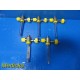 Lot of 5 Precision Medical 5MFA2001 Compact Flow Meters ~ 17821