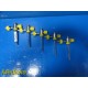 Lot of 5 Precision Medical 5MFA2001 Compact Flow Meters ~ 17821