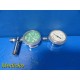 Lot of 2 ~ USG Assorted Oxygen Gauges (units of measure 1 x LPM, 1 x PSI)~17831