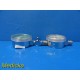 Lot of 2 ~ USG Assorted Oxygen Gauges (units of measure 1 x LPM, 1 x PSI)~17831