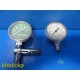 Lot of 2 ~ USG Assorted Oxygen Gauges (units of measure 1 x LPM, 1 x PSI)~17831