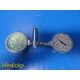Lot of 2 ~ USG Assorted Oxygen Gauges (units of measure 1 x LPM, 1 x PSI)~17831