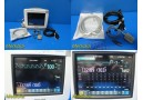 Philips Intellivue MP5T (M8105AT) Touch Screen Patient Monitor W/ Leads ~ 18154