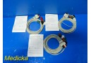 3X GE 5 Lead ECG Set - 300 Series, Clip, AAMI Cat 8001959 *FREE SHIPPING*~ 18169