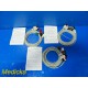 3X GE 5 Lead ECG Set - 300 Series, Clip, AAMI Cat 8001959 *FREE SHIPPING*~ 18169