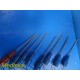 Lot of 8 Alaris, IVAC Temp-Plus II Probes (7 Blue & 1 Red) ~ 18133