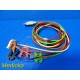 Philips M1968A 5 lead Grabber AAMI ICU, color coded wire safety shielded ~ 18179