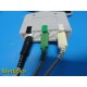 Siemens Acuson 51009 ECG/EKG Cable For Acuson Sequoia Series U.S*TESTED* ~ 18360