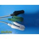 Siemens Acuson 51009 ECG/EKG Cable For Acuson Sequoia Series U.S*TESTED* ~ 18360