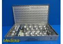 Stryker How-Medica Osteonics 2402-0008 Instruments W/ Sterilization Case ~ 18209