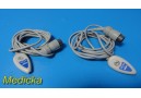2X GE Corometrics FCB 400 Safelinc Fetal Spiral Electrode (FSE) Cables ~ 18874