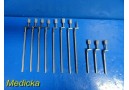 11X Stryker Howmedica 3714-1001 / 3714-1002 / 3714-1003 Orthopedics Rods ~ 18521