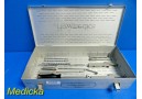 Howmedica Osteonics Assorted Orthopedic Instrument Set W/ 6060-9-120 Case~ 18540