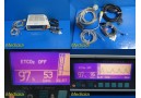 2009 Respironics Novametrix 7100 CO2SMO ETCO2 SPO2Monitor W/CO2+SpO2 CABLE~18560