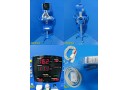 2015 GE Dinamap V100 Carescape Monitor W/ Leads Temp Probe Ergonomic Stand~18415