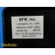 BFW Inc BFW Maxenon MID 3000 Light Source W/PerkinElmer Y1845 Bulb & Stand~18578