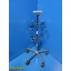 GE Critikon Dinamap Ref 107476 Pro 1000 Series 5 Wheel Stand W/ Basket ~ 18463