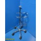 GE Critikon Dinamap Ref 107476 Pro 1000 Series 5 Wheel Stand W/ Basket ~ 18463