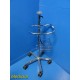 GE Critikon Dinamap Ref 107476 Pro 1000 Series 5 Wheel Stand W/ Basket ~ 18463