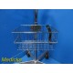 GE Critikon Dinamap Ref 107476 Pro 1000 Series 5 Wheel Stand W/ Basket ~ 18463