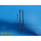 2 x Stryker Howmedica 6090-5-305 Flexible Drive Shaft w/ 3 Drill Bits ~ 19515
