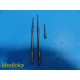 2 x Stryker Howmedica 6090-5-305 Flexible Drive Shaft w/ 3 Drill Bits ~ 19515