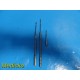 2 x Stryker Howmedica 6090-5-305 Flexible Drive Shaft w/ 3 Drill Bits ~ 19515