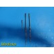 2 x Stryker Howmedica 6090-5-305 Flexible Drive Shaft w/ 3 Drill Bits ~ 19515