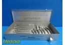 21X Stryker Howmedica Assorted Assorted Trial Set W/ Sterilization Case ~ 18765