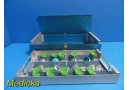 Zimmer Total Knee & Hip trial Set W/ 5003-91 Sterilization Tray ~ 18769