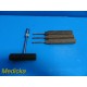 Stryker Howmedica Osteonics 3311-0000 Wrench Drivers (x 3) & 1X T Handle ~18771