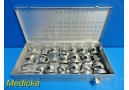 Lot of 21 Depuy Howmedica Osteonics Assorted Knee Trials Set W/ Case ~18751