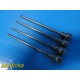 4 X Stryker Howmedica Assorted Obturators &Trocar (Stainless Steel~19134