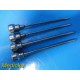 4 X Stryker Howmedica Assorted Obturators &Trocar (Stainless Steel~19134