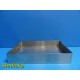 Manufacturer Unknown 20"x13"x3.5" Sterilization Case / Tray ~ 18794