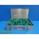188X Stryker Howmedica Osteonics Ortho Trials (Color Code: Green) W/ Case~ 18796