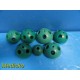 188X Stryker Howmedica Osteonics Ortho Trials (Color Code: Green) W/ Case~ 18796