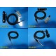Microvasive 8100 Visicath Handle W/ Fiber Optic Cable 4X Adapters & Case ~ 19217