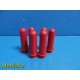 6X Drucker Diagnostics 7713031 100mm Red Tube Holders for Centrifuge ~ 19554