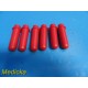 6X Drucker Diagnostics 7713031 100mm Red Tube Holders for Centrifuge ~ 19554