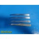 Lot of 4 Zimmer Surgical 132-01 Orthopaedic Plaster Knife Blades ~ 19549