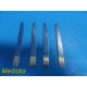 Lot of 4 Zimmer Surgical 132-01 Orthopaedic Plaster Knife Blades ~ 19549