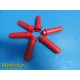 6X Drucker Diagnostics 7713031 Red Tube Holders for Centrifuge ~ 19633